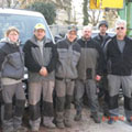 Das Team der Garten- und Friedhofsgärtnerei Grimm & Götzelmann